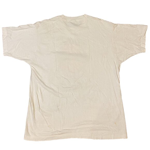 Vintage Fruit of the Loom Single Stitch Sunny Florida Orange Large White T-Shirt - Picture 4 of 16